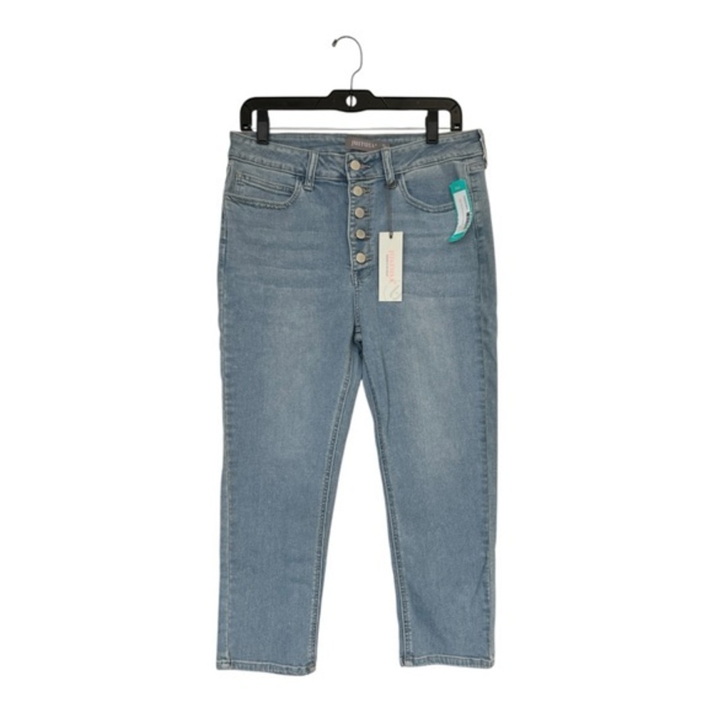Just USA Blue Ankle Cropped Jeans Size 12